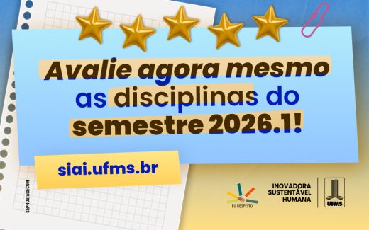 Avalie agora mesmo as disciplinas do semestre - siai.ufms.br